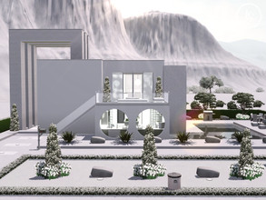 Sims 3 — Aurora by Lunasims_ — House with two double bedrooms, two bathrooms, a TV room, a living room, a kitchen, an