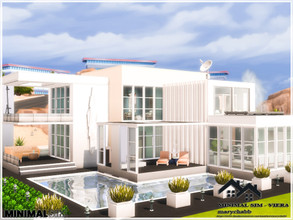 Sims 4 — MinimalSim - VIERA by marychabb — A residential house for Your's Sims . Fully furnished and decorated. Tested