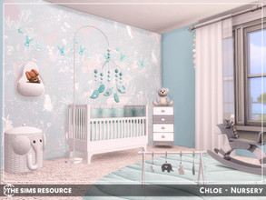 Sims 4 — Chloe - Nursery (TSR CC Only) by sharon337 — This is a Room Build 5 x 5 Room $6,050 Short Wall Height Please