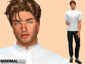 Sims 4 — MinimalSim - Rocco Torre by DarkWave14 — Download all CC's listed in the Required Tab to have the sim like in