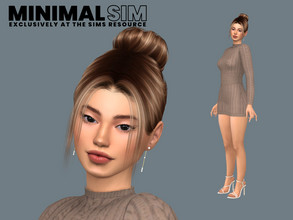 Sims 4 — MinimalSIM: Jia Duong by EmmaGRT — MinimalSIM Collab Young Adult Sim Trait: Bookworm Aspiration: Big Happy