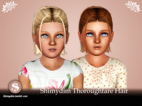Sims 3 — Thoroughfare Hairstyle - Child by Shimydimsims — Hi! I hope you will like this hair! It's a medium hairstyle