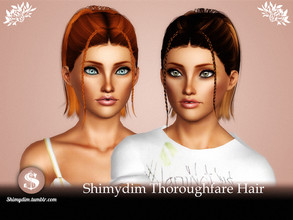 Sims 3 — Thoroughfare Hairstyle - All Ages by Shimydimsims — Hi! I hope you will like this hair! It's a medium hairstyle