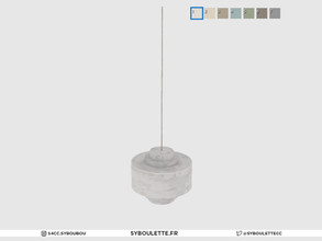 Sims 4 — MinimalSIM - Minimal Liv - Ceiling Lamp (tall) by Syboubou — This is a marble ceiling wall that will fit tall