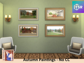 Sims 4 — Autumn Paintings 2  by watersim44 — ws Autumn Paintings2 nice Impressions of autumn ~ in 9 swatches Created by