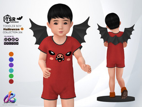 Sims 4 — Toddler Boy Halloween Collection 206 by RobertaPLobo — :: Toddler Halloween Collection 206 - Bat Wings -TS4 ::