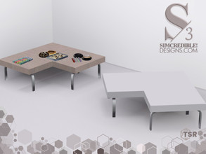 Sims 3 — Petala Corner Table by SIMcredible! — SIMcredibledesigns.com