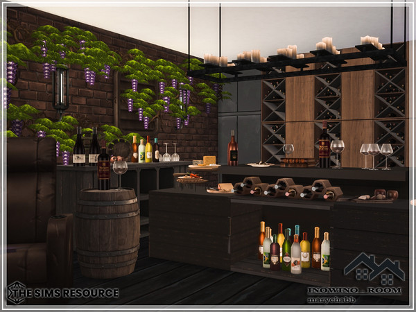 Sims 4 — InoWino - Room by marychabb — I present a room - InoWino , that is fully equipped. Tested. Cost:11,956$ Size: