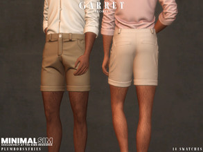Sims 4 — MinimalSim - GARRET | shorts by Plumbobs_n_Fries — Chino Shorts New Mesh HQ Texture Male | Teen - Elders Hot