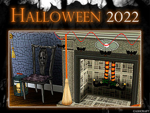Sims 3 — Halloween 2022 Witch's Broom by Cashcraft — It's a magical flying broom, but only if you know the secret