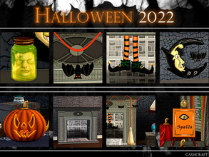 Sims 3 — It's Halloween 2022 by Cashcraft — Fall is my favorite season, multi-colored leaves, cool nights, and