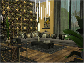 Sims 4 — Benti Livingroom by ayasis — Room type: Livingroom Size: 8x9 Price: $27,418