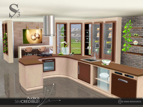 Sims 3 — Audacis Kitchen by SIMcredible! — Bringing to your sims the Audacis Kitchen. This set has several appliances