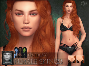 Sims 4 — Female skin 23 - Overlay by RemusSirion — Overlay skin for female sims - adapts to all skin tones Update