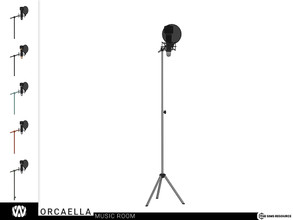 Sims 4 — Orcaella Microphone by wondymoon — - Orcaella Music Room - Microphone - Wondymoon|TSR - Creations'2022