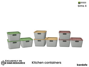 Sims 4 — kardofe_Kitchen containers_Boxes by kardofe — Set of three decorative boxes with lids, in three colour options