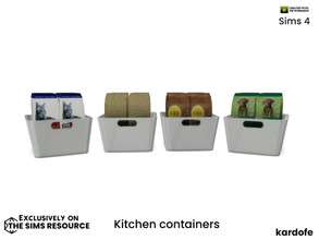 Sims 4 — kardofe_Kitchen containers_Packages by kardofe — Box with food packages ,decorative, in four different options