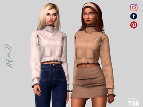 Sims 4 — Wool sweater - TP465 by laupipi2 — Enjoy this new wool sweater :) -New custom mesh, all LODs -Base game