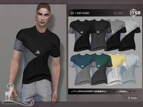Sims 4 — T-SHIRT VITAQVS by DanSimsFantasy — Sports shirt with short sleeves Samples: 36 Location: shirt. Cloning object: