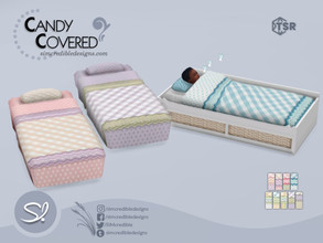 Sims 4 — Candy Covered Bed Mattress Toddler by SIMcredible! — by SIMcredibledesigns.com available exclusively at TSR 9