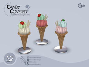 Sims 4 — Candy Covered Ice cream Table Lamp by SIMcredible! — by SIMcredibledesigns.com available exclusively at TSR 3