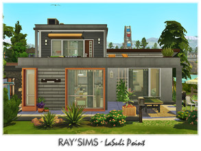 Sims 4 — LaSuli Point by Ray_Sims — This house fully furnished and decorated, without custom content. This house has 2
