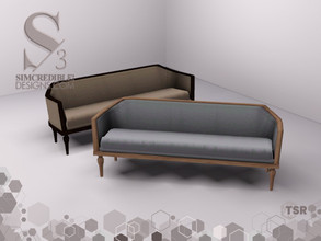 Sims 3 — Film Noir Loveseat by SIMcredible! — SIMcredibledesigns.com 