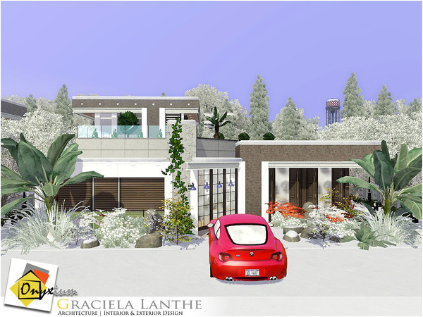Sims 3 — Graciela Lanthe by Onyxium — On the first floor: Living Room | Dining Room | Kitchen | Bathroom | Adult Bedroom