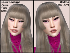 Sims 4 — Lalana Tawisuwan by YNRTG-S — Lalana is a very expressive person with enormous imagination and creativity. She's