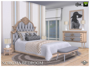 Sims 4 — Norgma bedroom by jomsims — Norgma bedroom For your Sims. furniture with work lines. wood texture in 4 colors