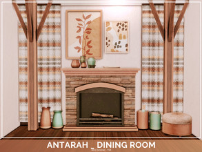 Sims 4 — Antarah Dining room - TSR only CC by Mini_Simmer — Room type: Dining room Size: 5x4 Price: $5,904 Wall Height: