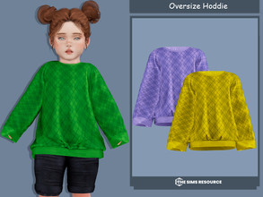 Sims 4 — Oversize Hoddie (Toddler) by couquett — Oversize Hoddie for your Toddlers - avaible in 15 swatches - new mesh -