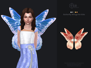 Sims 4 — Butterfly Wings for kids | Simblreen 2022 by sugar_owl — I'm a HUGE Halloween fan, so this month you can expect