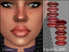 Sims 4 — Lipstick_2189 by LVNDRCC — Natural, shiny lipstick in soft shades of brown, red and pink, with light texture and