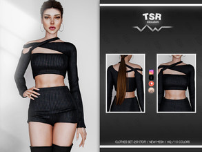 Sims 4 — CLOTHES SET-259 (TOP) BD780 by busra-tr — 10 colors Adult-Elder-Teen-Young Adult For Female Custom thumbnail
