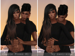 Sims 4 — Couple Poses 1 (Pose Pack) by Sani_Sims — That's my first own poses! I hope you like them too... Theme: cuddle