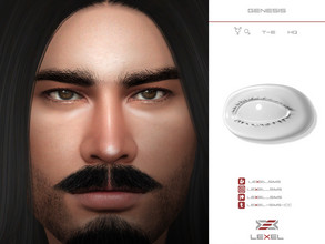 Sims 4 — Genesis 3D Eyelashes (4 categories) by LEXEL_s — 5 swatches T-E Male and t-male sims HQ textures Supports facial