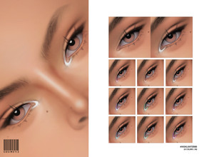 Sims 4 — Soft Highlighter for eyes | N9 by cosimetic — - Female - 10 Swatches. - 1 Custom thumbnail. - You can find it in