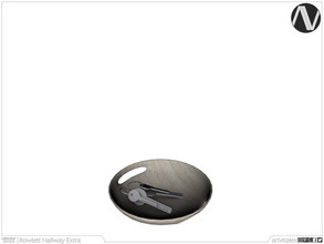 Sims 4 — Rowlett Key Bowl by ArtVitalex — Hallway Collection | All rights reserved | Belong to 2022 ArtVitalex@TSR -