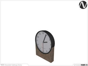 Sims 4 — Rowlett Desk Clock by ArtVitalex — Hallway Collection | All rights reserved | Belong to 2022 ArtVitalex@TSR -