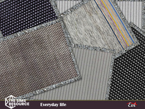 Sims 4 — Everyday life  by evi — A variety of rugs for every use.