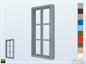 Sims 4 — Kafenes Window Middle 1x1 by Mutske — Part of the construtionset Kafenes. Made by Mutske@TSR.