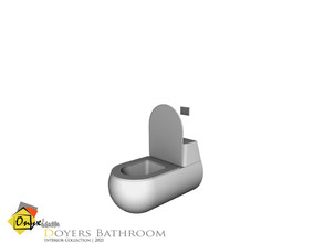 Sims 3 — Doyers Toilet With Open Lid by Onyxium — Onyxium@TSR Design Workshop Bathroom Collection | Belong To The 2022