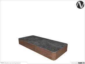 Sims 4 — Bellevue Coffee Table by ArtVitalex — Decoration Collection | All rights reserved | Belong to 2022
