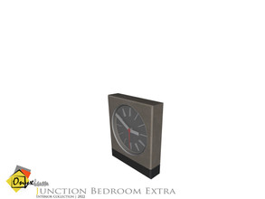 Sims 4 — Junction Desk Clock by Onyxium — Onyxium@TSR Design Workshop Bedroom Collection | Belong To The 2022 Year