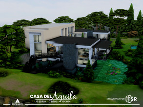 Sims 4 — Casa del Aguila | Windenburg by ProbNutt — Casa del Aguila is an eco-sensitive home in the island of Windenburg,