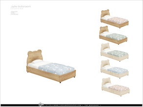 Sims 4 — Jytte kidsroom - bed toddlers by Severinka_ — Bed for toddlers From the set 'Jytte kidsroom furniture' Build /