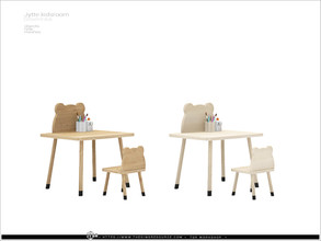 Sims 4 — Jytte kidsroom - activity table by Severinka_ — Activity table From the set 'Jytte kidsroom furniture' Build /