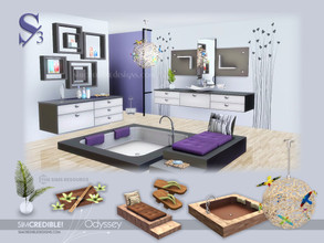 Sims 3 — Odyssey Bathroom by SIMcredible! — Modernity, beauty and comfort at the same room... plus several cool clutter