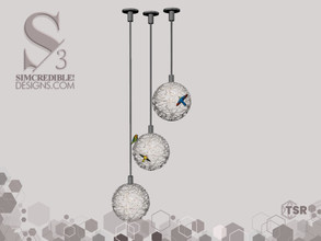 Sims 3 — Odyssey Ceiling Lamps Trio by SIMcredible! — SIMcredibledesigns.com